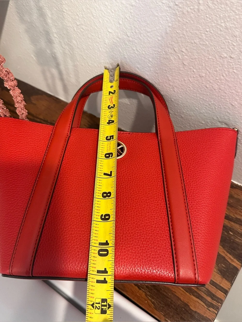 Michael Kors structured pebbled